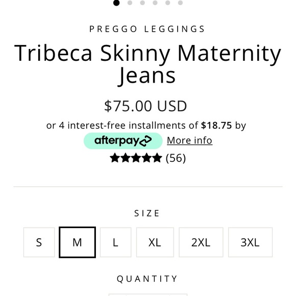 PREGGO LEGGINGS
Tribeca Skinny Maternity Jeans - Picture 6 of 9
